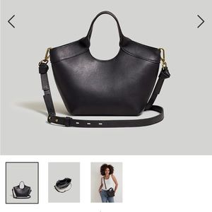 Madewell The mini Sydney cutout tote in leather